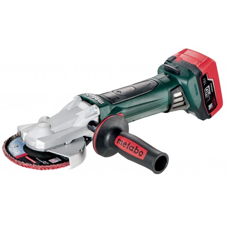 Metabo 18 Volt Γωνιακός Τροχός Μπαταρίας με Επίπεδη Κεφαλή Ø 125mm WF 18 LTX 125 Quick 