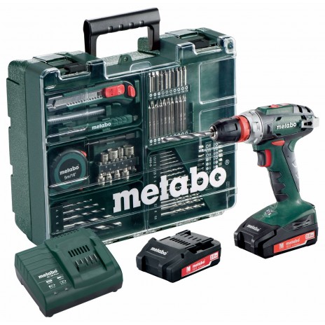 Metabo 18 Volt Δραπανοκατσάβιδο Μπαταρίας BS 18 Quick Set Κινητό Συνεργείο