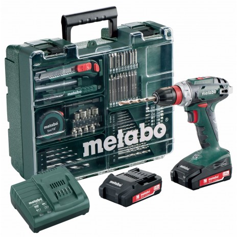 Metabo 18 Volt Δραπανοκατσάβιδο Μπαταρίας BS 18 Quick Set Κινητό Συνεργείο