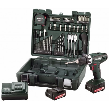 Metabo 14.4 Volt Δράπανοκατσάβιδο Μπαταρίας BS 14.4 Li Set Κινητό συνεργείο