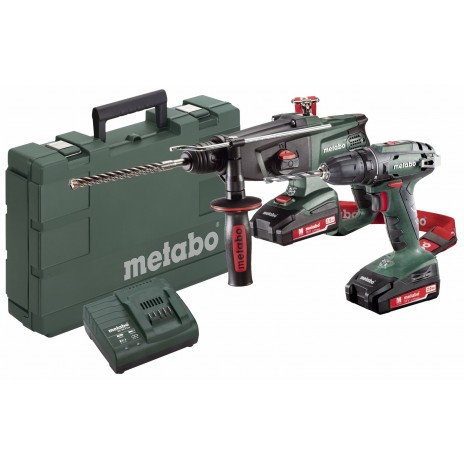 Metabo 18 Volt Combo Set Μπαταρίας 2.3.2 18 V BS 18 & KHA 18 LTX