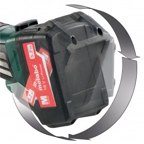 Metabo 18 Volt Γωνιακός Τροχός Μπαταρίας Ø 115 mm W 18 LTX 115 Quick