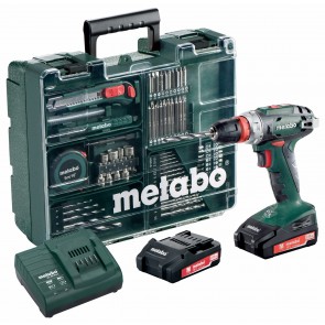 Metabo 18 Volt Δραπανοκατσάβιδο Μπαταρίας BS 18 Quick Set Κινητό Συνεργείο