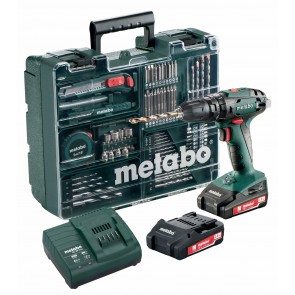 Metabo 18 Volt Κρουστικό Δραπανοκατσάβιδο Μπαταρίας SB 18 Set Κινητό Συνεργείο