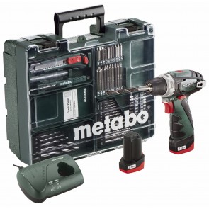 Metabo 10.8 Volt Δραπανοκατσάβιδο Μπαταρίας PowerMaxx BS Basic Set Κινητό Συνεργείο