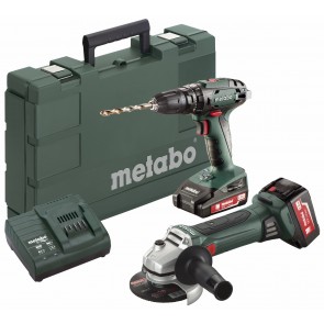 Metabo 18 Volt Combo Set Μπαταρίας 2.4.4 18 V SB 18 & W 18 LTX 125 Quick