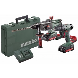 Metabo 18 Volt Combo Set Μπαταρίας 2.3.4 18 V SB 18 & KHA 18 LTX