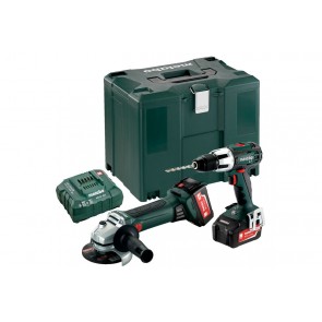 Metabo 18 Volt Combo Set Μπαταρίας 2.4.2 18 V SB 18 LT & W 18 LTX 125 Quick